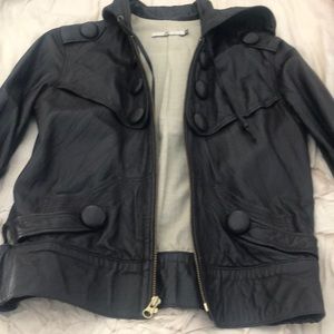 Mike and Chris leather coat